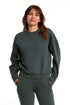OVER THE CLOUDS GRİ OVERSIZE SWEATSHIRT - Sweatshirtler - BIRDIEJAY